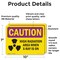 Signmission Radiation & Laser Sign, 7 in H x 10 in W, Vinyl Decal, Rectangle OS-2PACK-CR-D-710-L-10173 - alternate 6